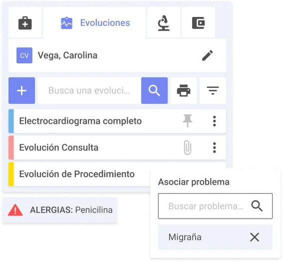 Historia clínica electrónica personalizable por especialidad